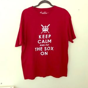 Sully’s “Keep Calm And Put the Sox On” T Shirt XL